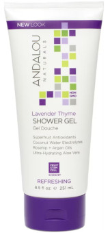 Andalou Naturals Refreshing Shower Gel Lavender Thyme