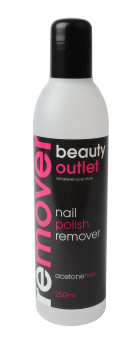 Beauty Outlet Nail Polish Remover Acetone Free 250ml