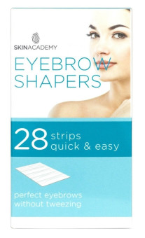 Skin Academy Smooth Eyebrow Shapers 28 Wax Strips