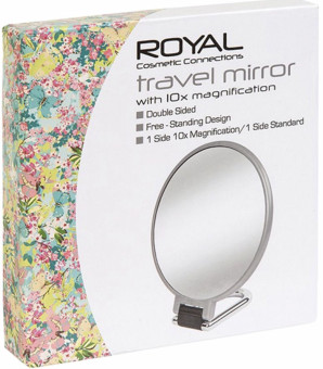 Royal Cosmetics 10x Magnifying Travel Mirror