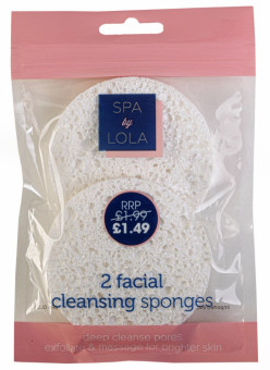Spa By Lola 2 Facial Cleansing Sponges 