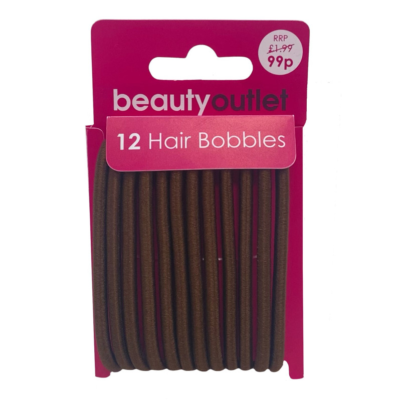 Beauty Outlet 12 Hair Bobbles in Blonde & Brown