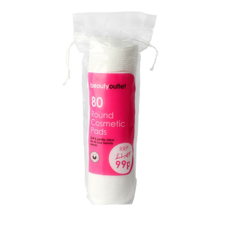 Beauty Outlet 80 Cosmetic Pads