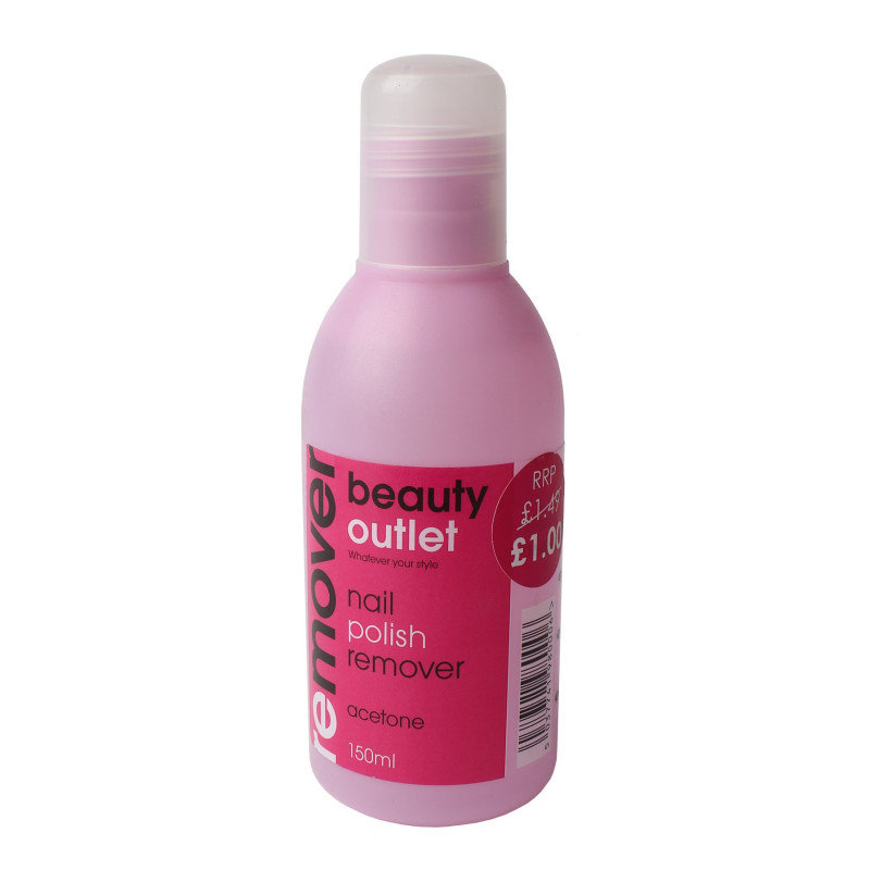 Beauty Outlet Nail Polish Remover Acetone 150ml