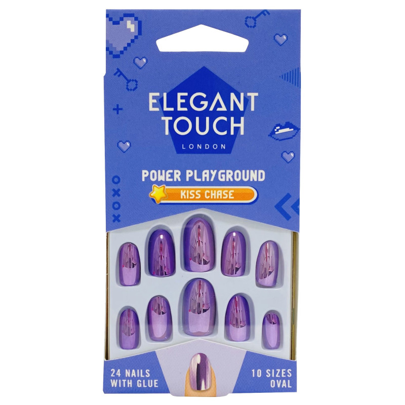 Elegant Touch Power Playground Nails Kiss Chase