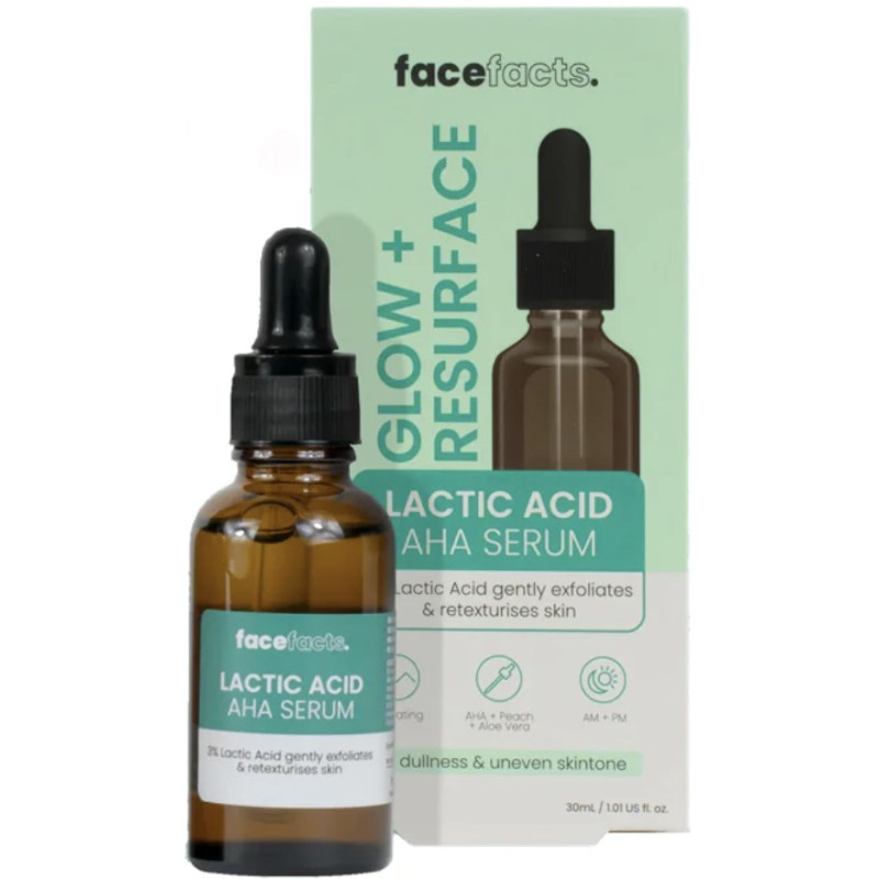 Face Facts Glow + Resurface Lactic Acid Aha Serum