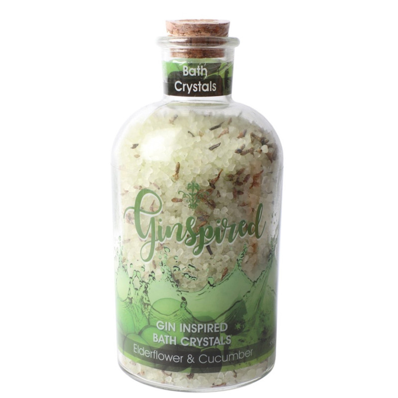 Ginspired Bath Crystals Elderflower & Cucumber