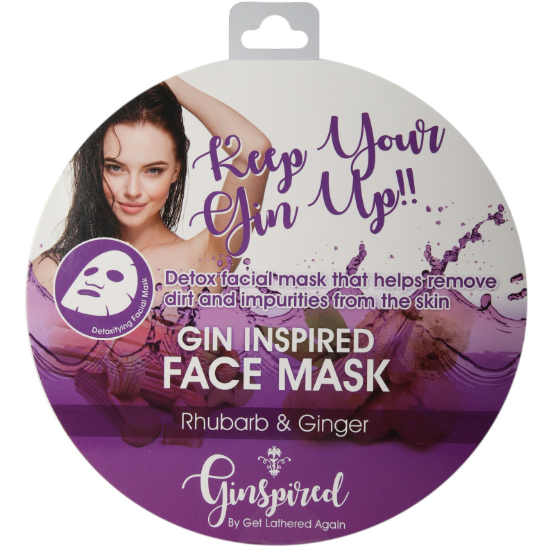Ginspired Face Masks In Wallets Rhubarb & Ginger