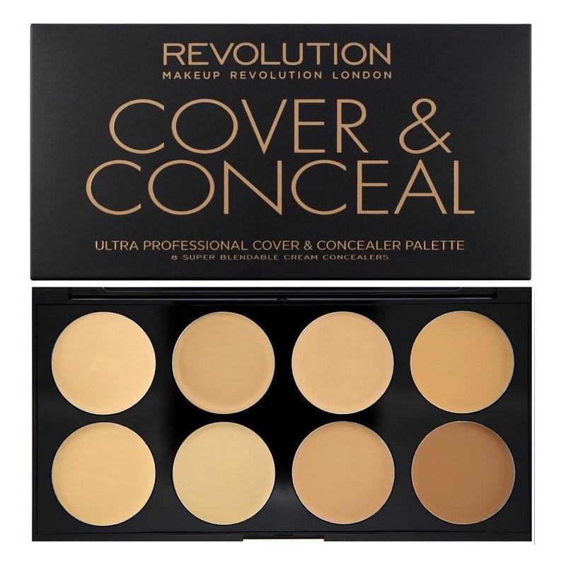 Revolution Cover and Conceal Palette Light - Medium