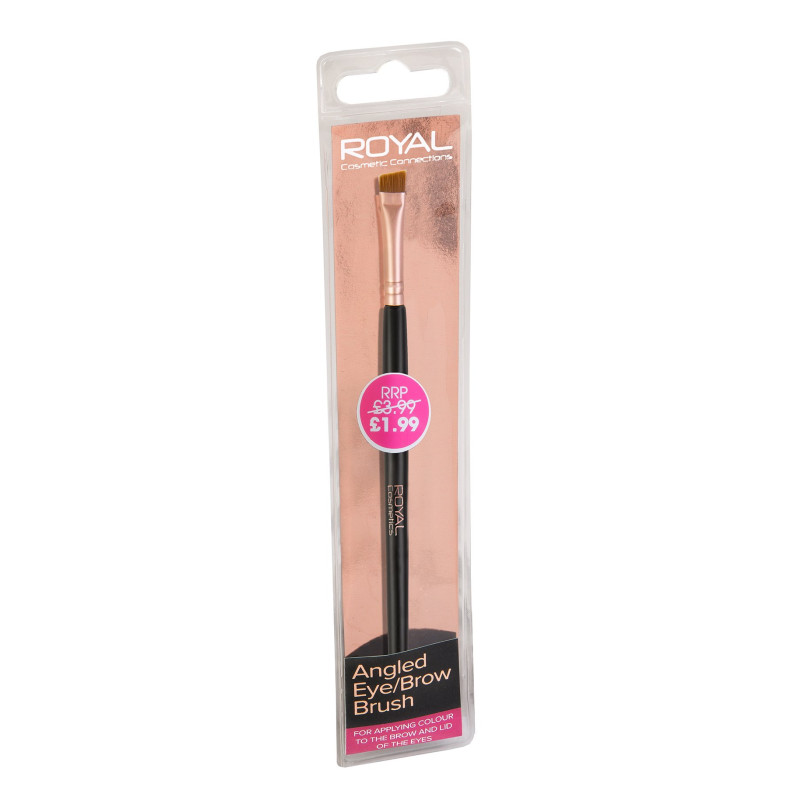 Royal Cosmetics Angled Eyebrow Brush Beauty outlet Rose gold
